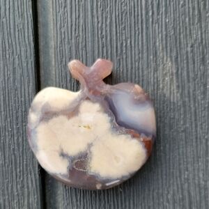 Flower Agate Crystal Apple